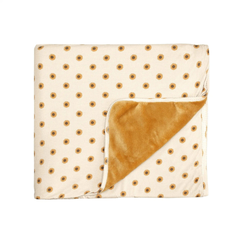 Sunflowers Ribbed Youth Blanket Brave Little Ones Blankets Lil Tulips