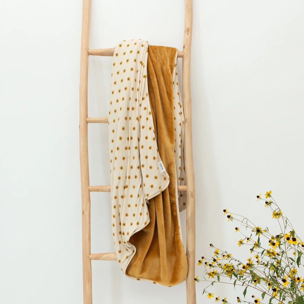 Sunflowers Ribbed Youth Blanket Brave Little Ones Blankets Lil Tulips