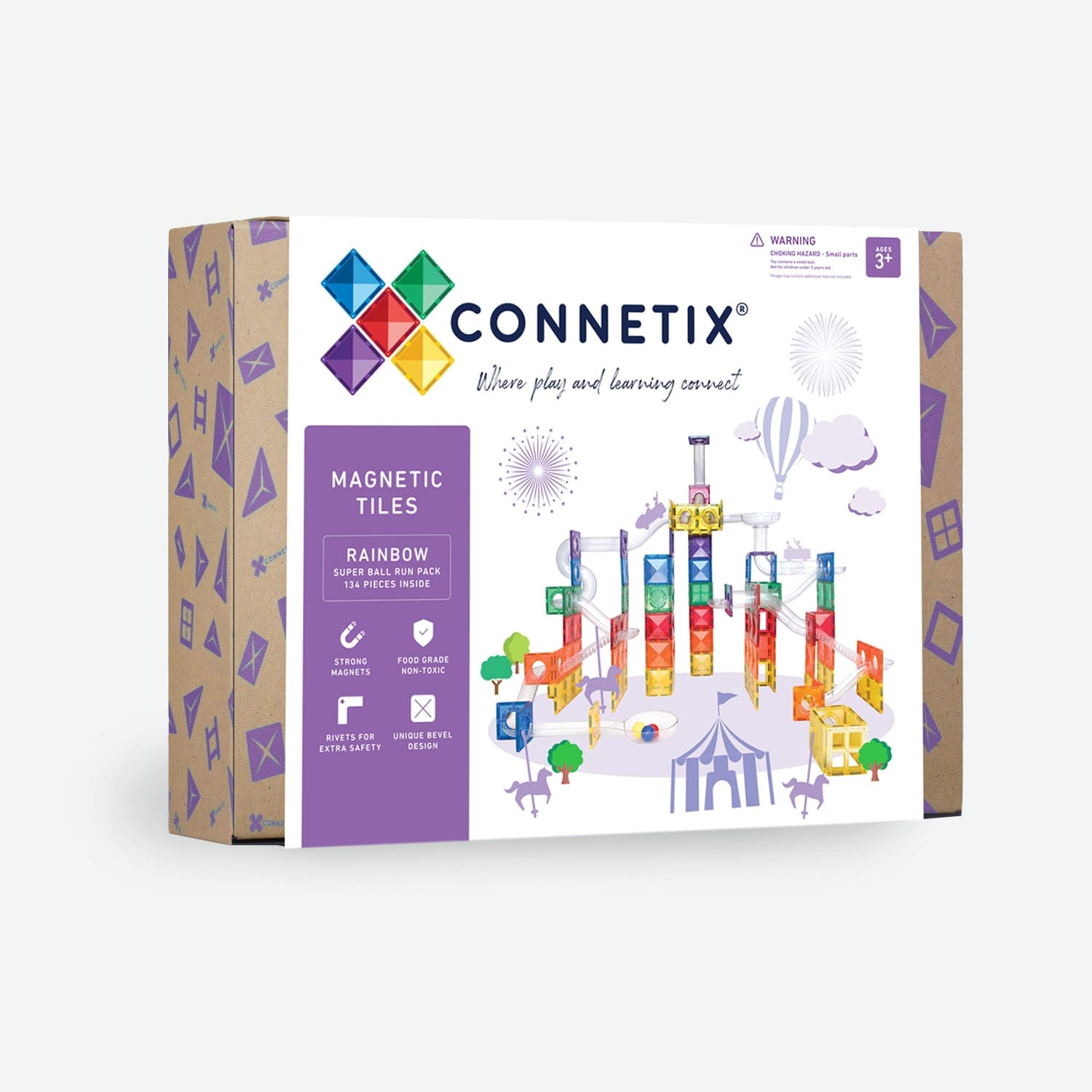 Super Ball Run Pack 134 Piece | Connetix