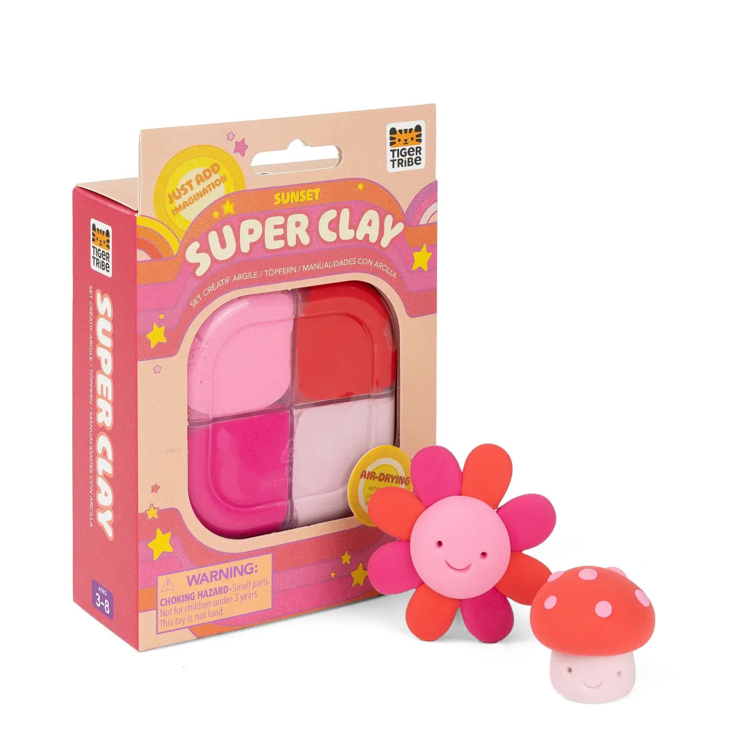 Super Clay - Sunset (Pink + Red) Tiger Tribe Lil Tulips