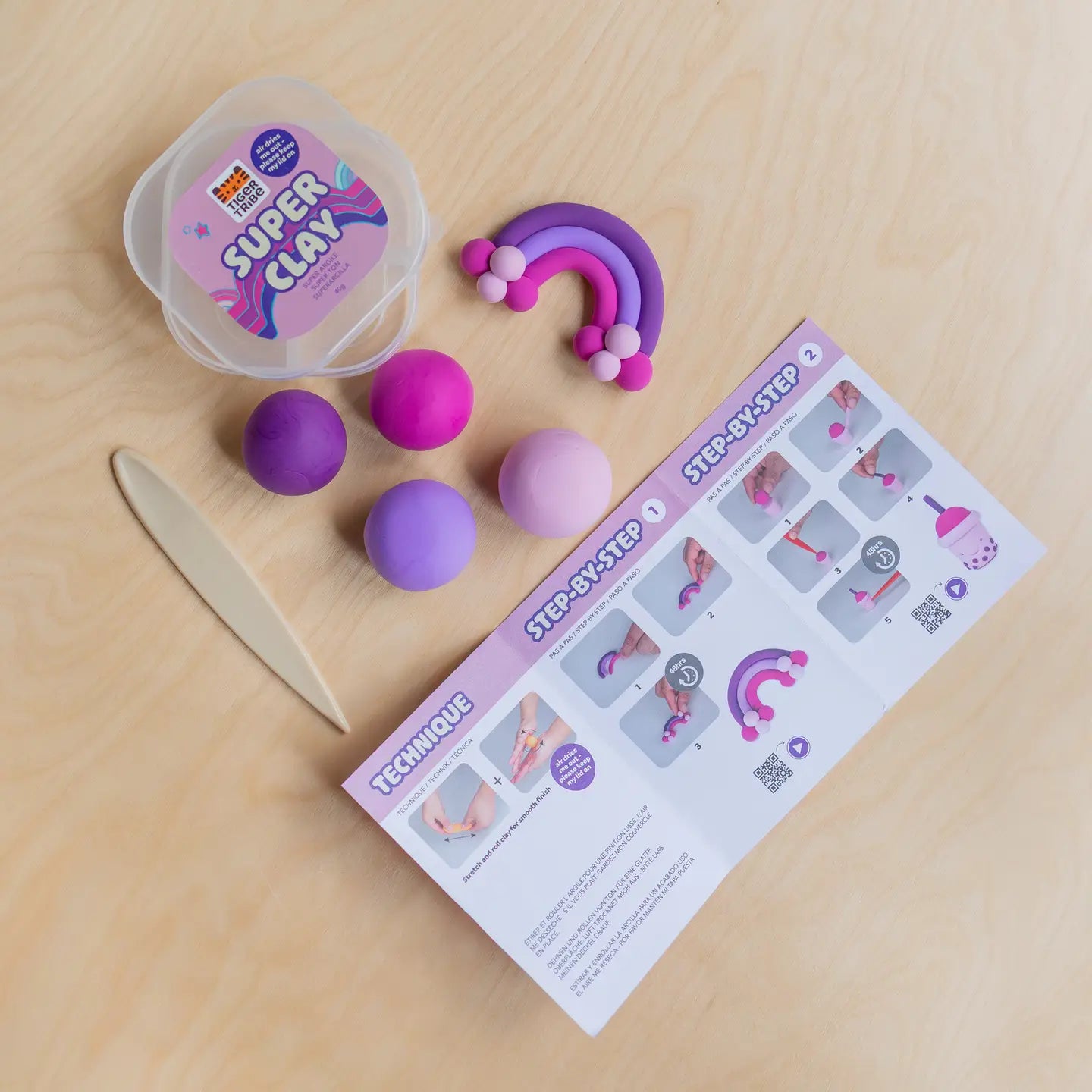 Super Clay - Twilight (Purples) Tiger Tribe Lil Tulips