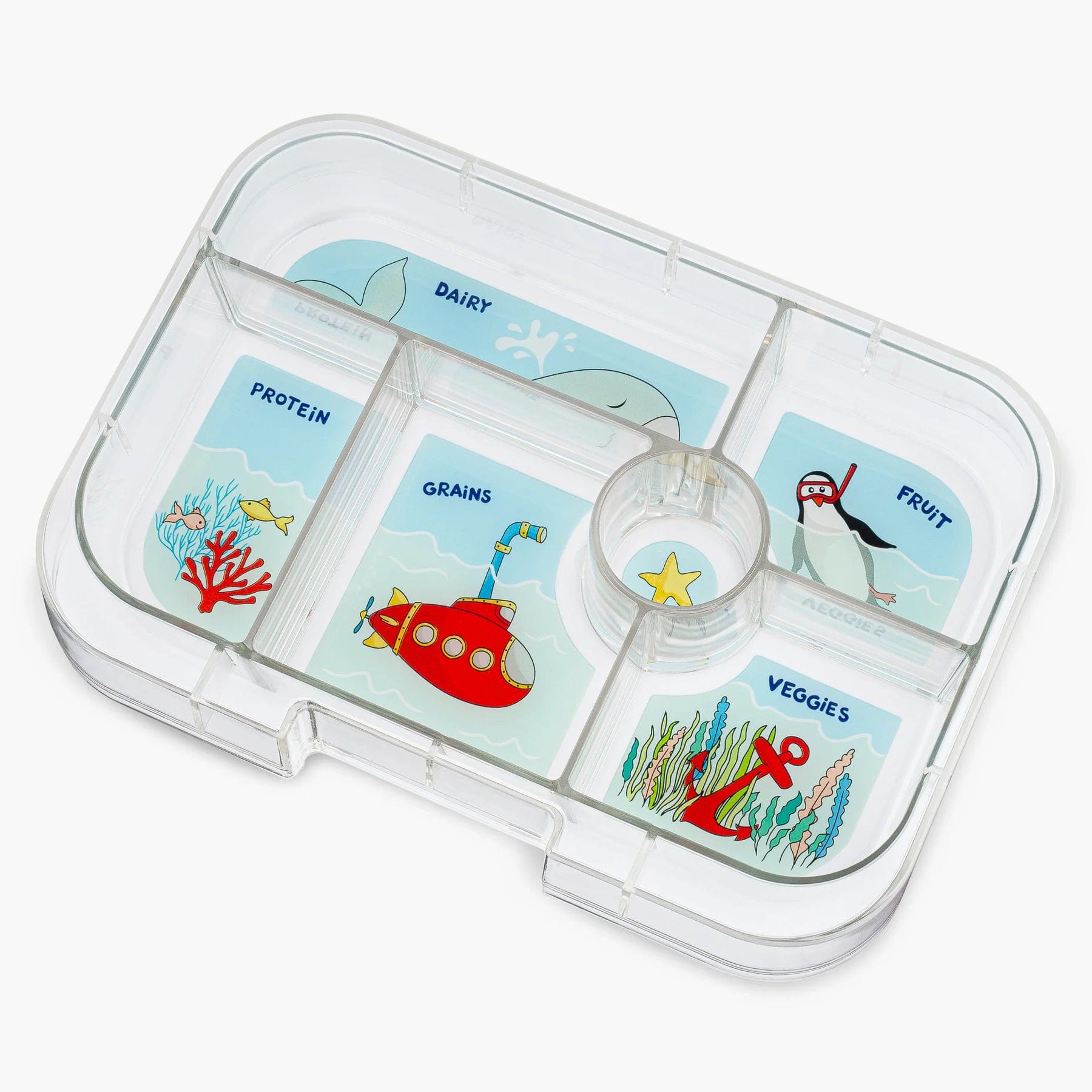 Surf Blue 6 Compartment Leakproof Bento Box Yumbox Lil Tulips
