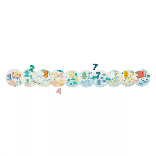 Sweet Cocoon My First Numbers Puzzle Janod Baby Toys & Activity Equipment Lil Tulips