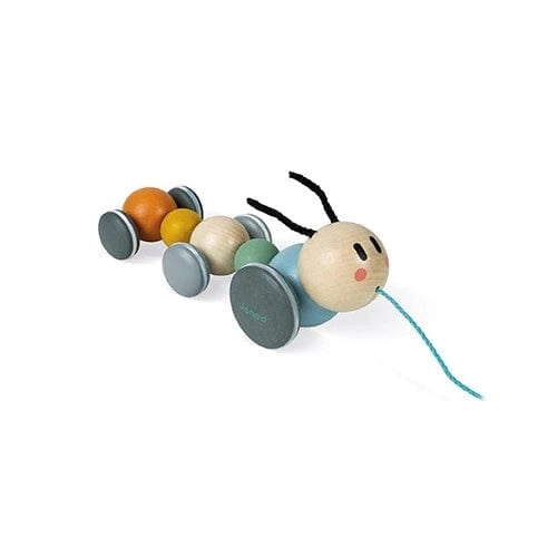 Sweet Cocoon - Pull Along Caterpillar Janod Baby Toys & Activity Equipment Lil Tulips