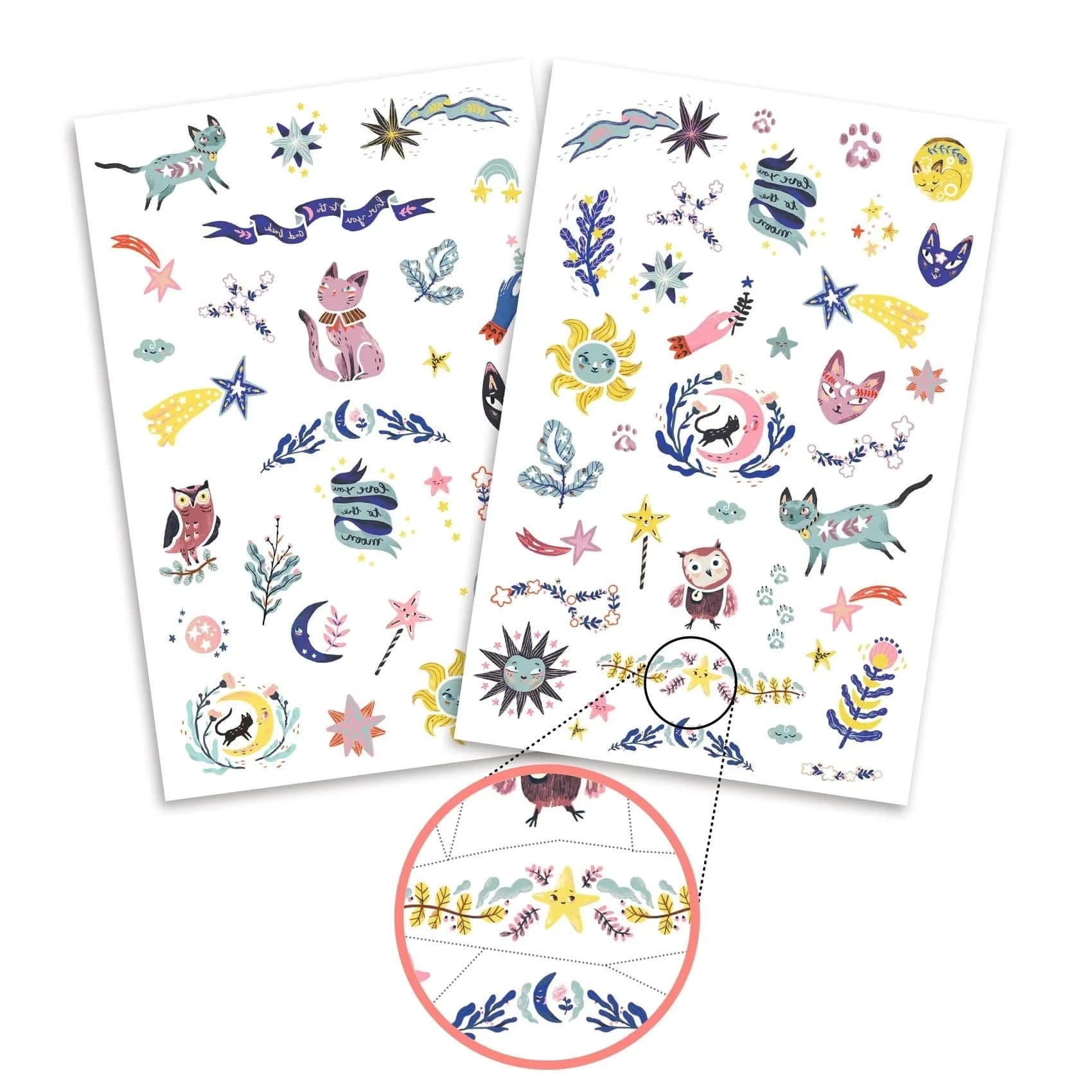 Sweet Dreams Temporary Tattoos Djeco Lil Tulips