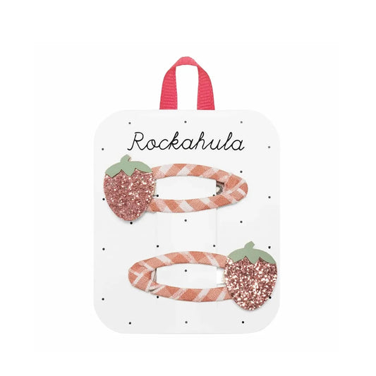 Sweet Strawberry Clips Rockahula Kids buble Lil Tulips