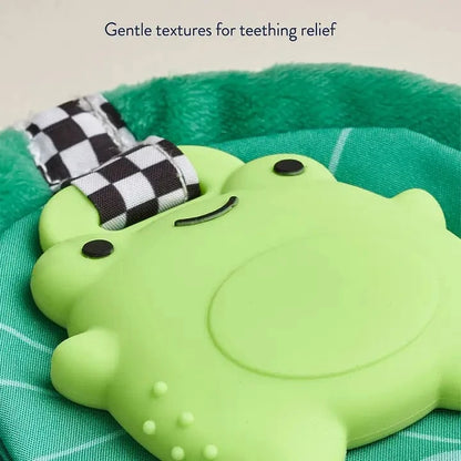 Sweetie Crinkle™ Sensory Teether -  Freddie the Frog Itzy Ritzy Pacifiers & Teethers Lil Tulips