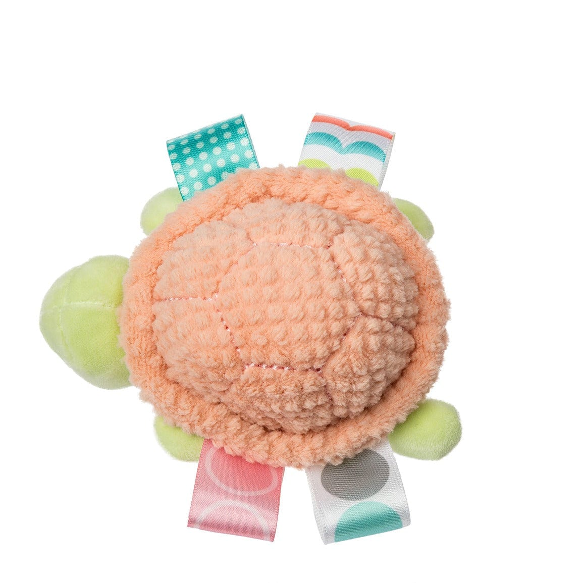 Taggies Tippy Turtle Teether Rattle – 6″ Mary Meyer Lil Tulips