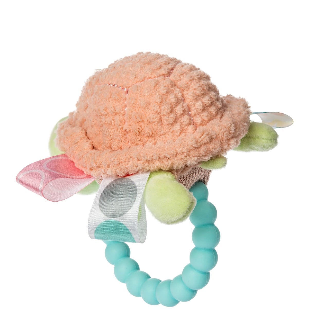 Taggies Tippy Turtle Teether Rattle – 6″ Mary Meyer Lil Tulips