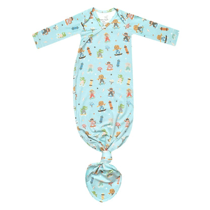 Tanner Newborn Knotted Gown Copper Pearl Lil Tulips