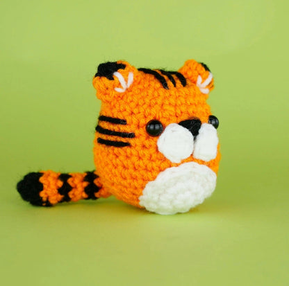 Tanya the Tiger Beginner Crochet Kit The Woobles Lil Tulips