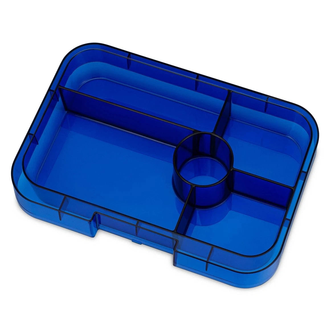 Tapas Leakproof Lunch Box with 5-Compartment Tray - Blue Yumbox Lil Tulips