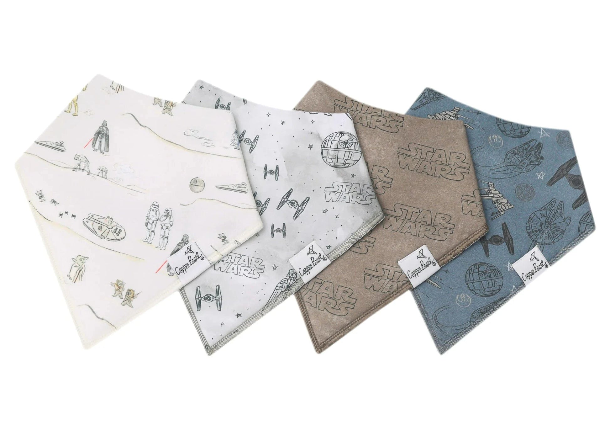 Tatooine™ Bandana Bib Set Copper Pearl Lil Tulips