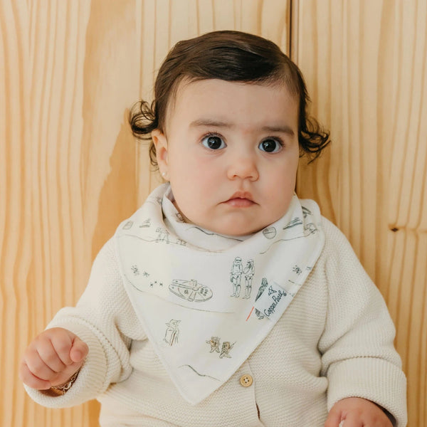 Tatooine™ Bandana Bib Set Copper Pearl Lil Tulips