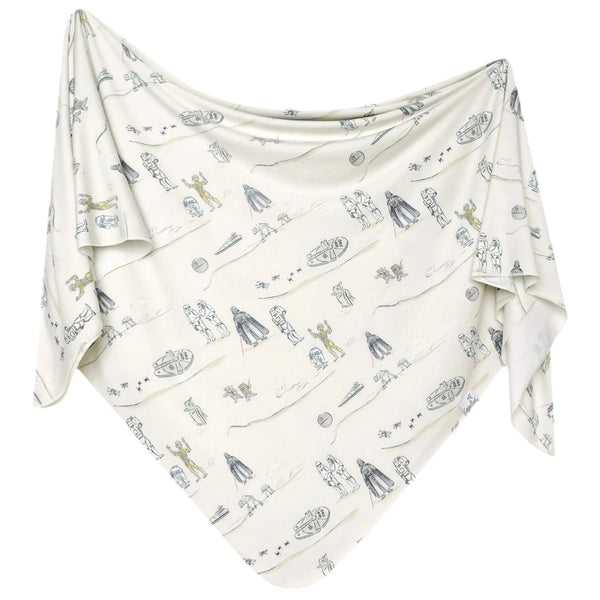 Tatooine Knit Swaddle Blanket Copper Pearl Lil Tulips
