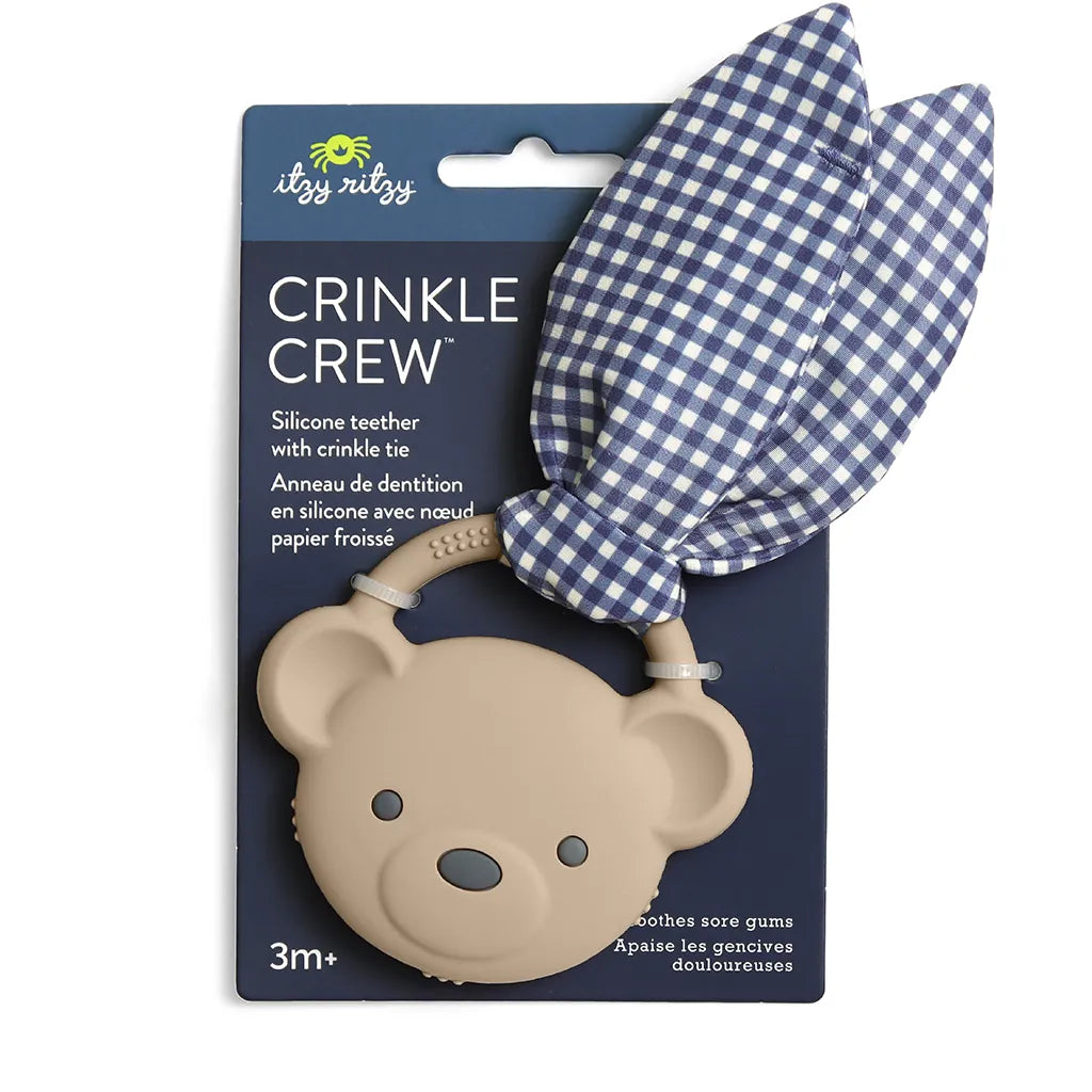 Taupe Bear Crinkle Crew™ Itzy Ritzy Lil Tulips