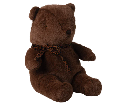 Teddy bear plush, Medium - Dark chocolate Maileg Lil Tulips