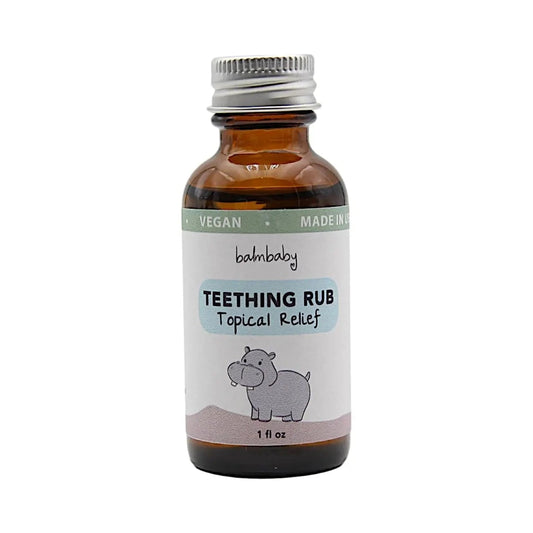 Teething Rub 1oz. - All Natural Topical Relief No Dropper Taylor's Naturals Lil Tulips
