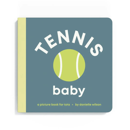 Tennis Baby- Board Book Left Hand Book House Lil Tulips