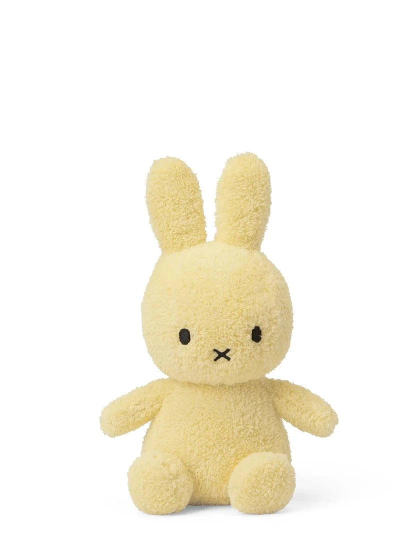 Terry Plush Miffy Sitting - Light Yellow - 9" Bon Ton Toys Lil Tulips
