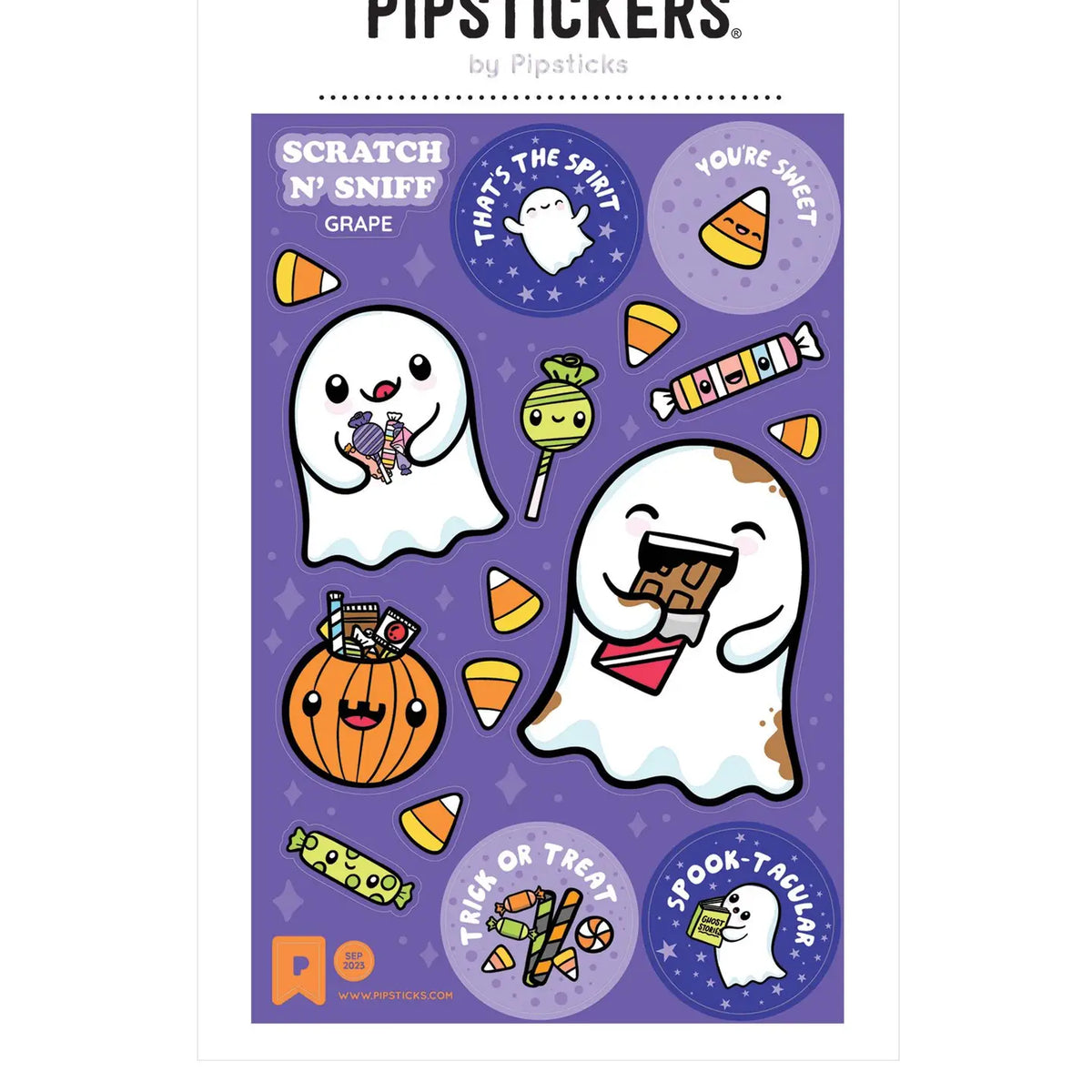 That's the Spirit Scratch 'n Sniff Stickers Pipsticks Lil Tulips