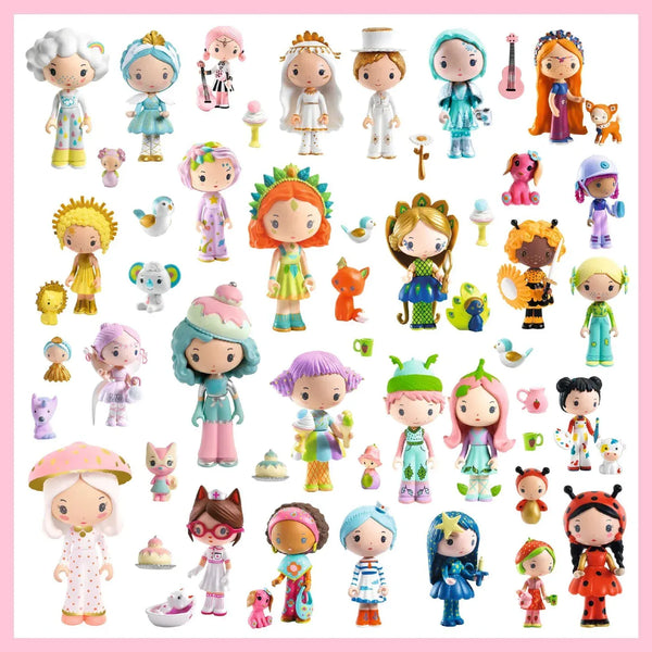 The Little World of Tinyly Sticker Sheets Djeco Lil Tulips