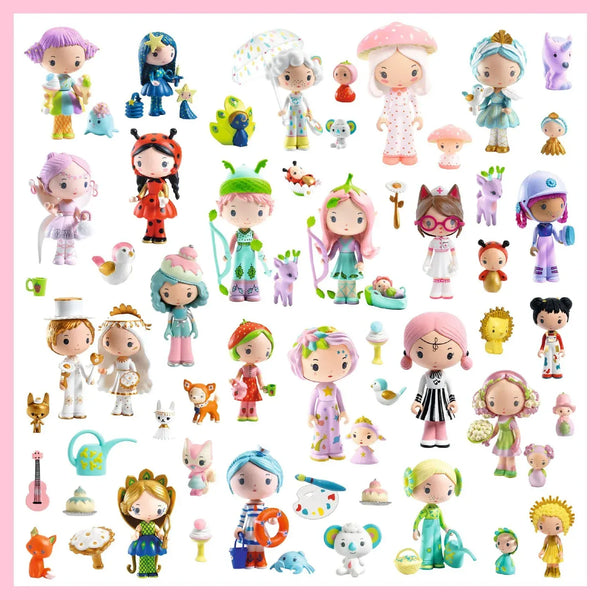 The Little World of Tinyly Sticker Sheets Djeco Lil Tulips