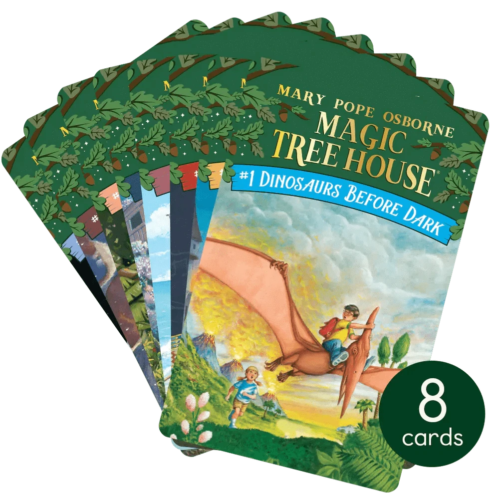 The Magic Tree House Collection - 8 Audiobook Cards Yoto Lil Tulips