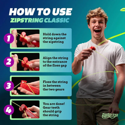 The Original ZipString-Bodacious Blue ZipString Lil Tulips