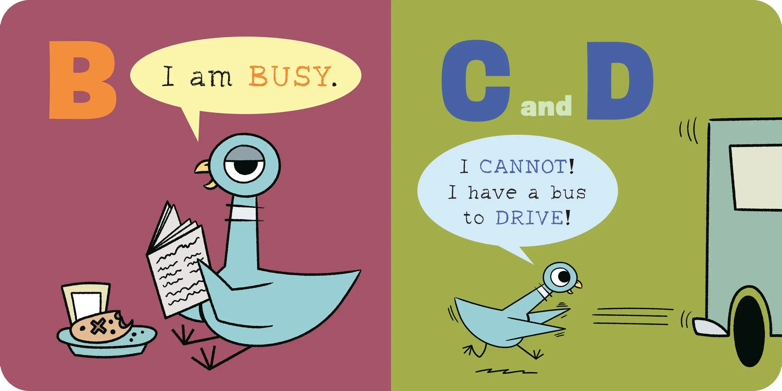 The Pigeon Won’t Say the ABCs! - Board Book Hachette Lil Tulips