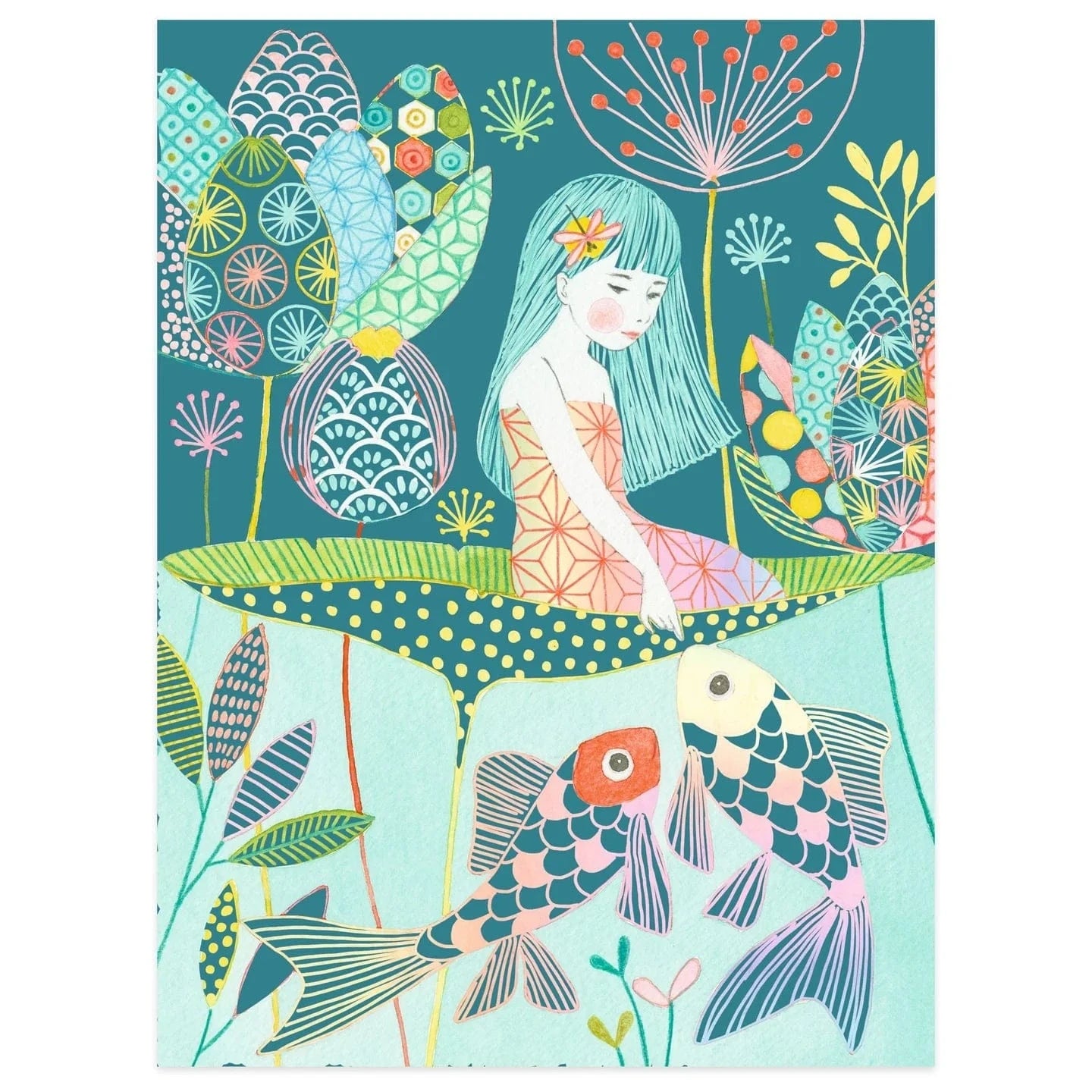 The Pond Scratch Cards Activity Djeco Lil Tulips
