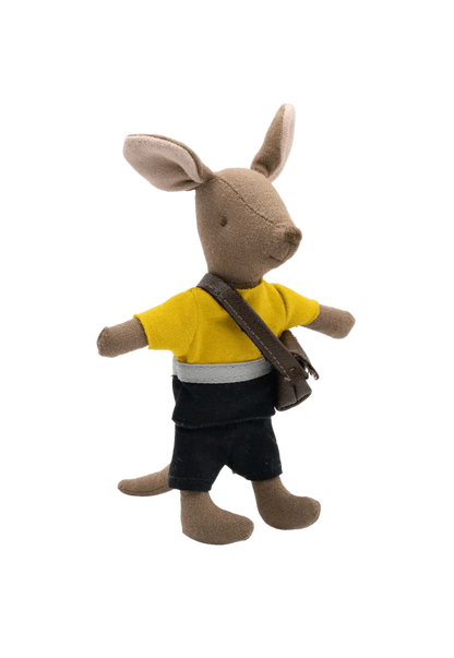 The Postie | Kangaroo Doll with bag in Post Box Rugabub Lil Tulips