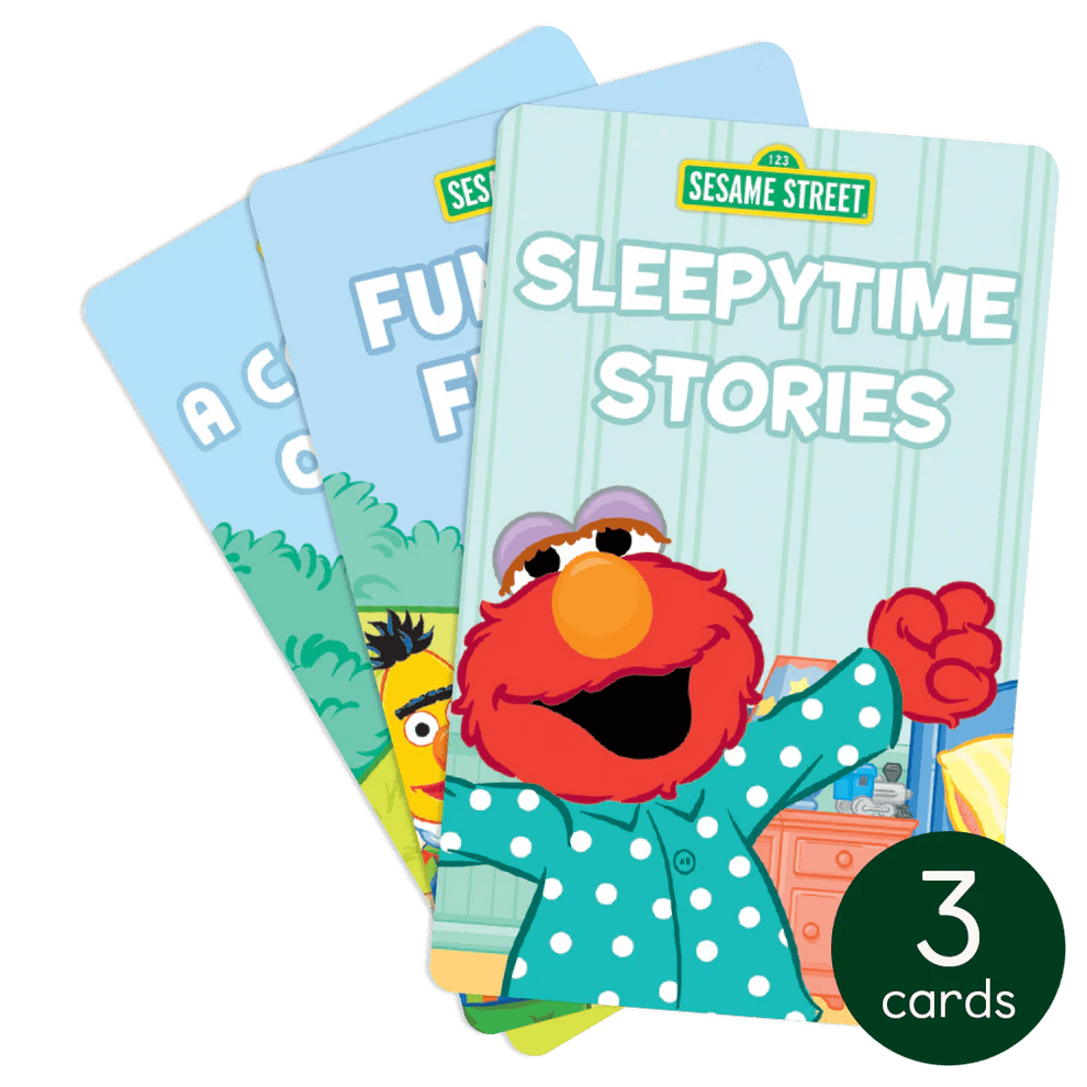The Sesame Street Story Bundle - 3 Audiobook Cards Yoto Lil Tulips