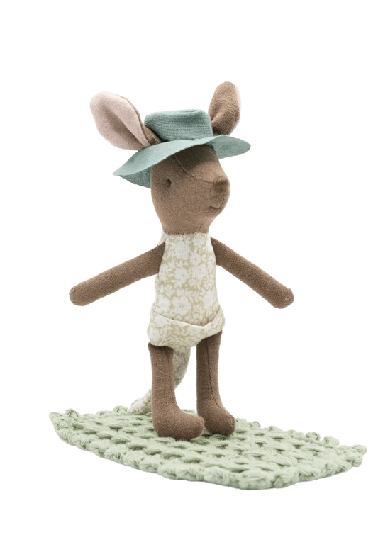 The Sunbaker | Kangaroo Doll & Beach Mat Rugabub Lil Tulips