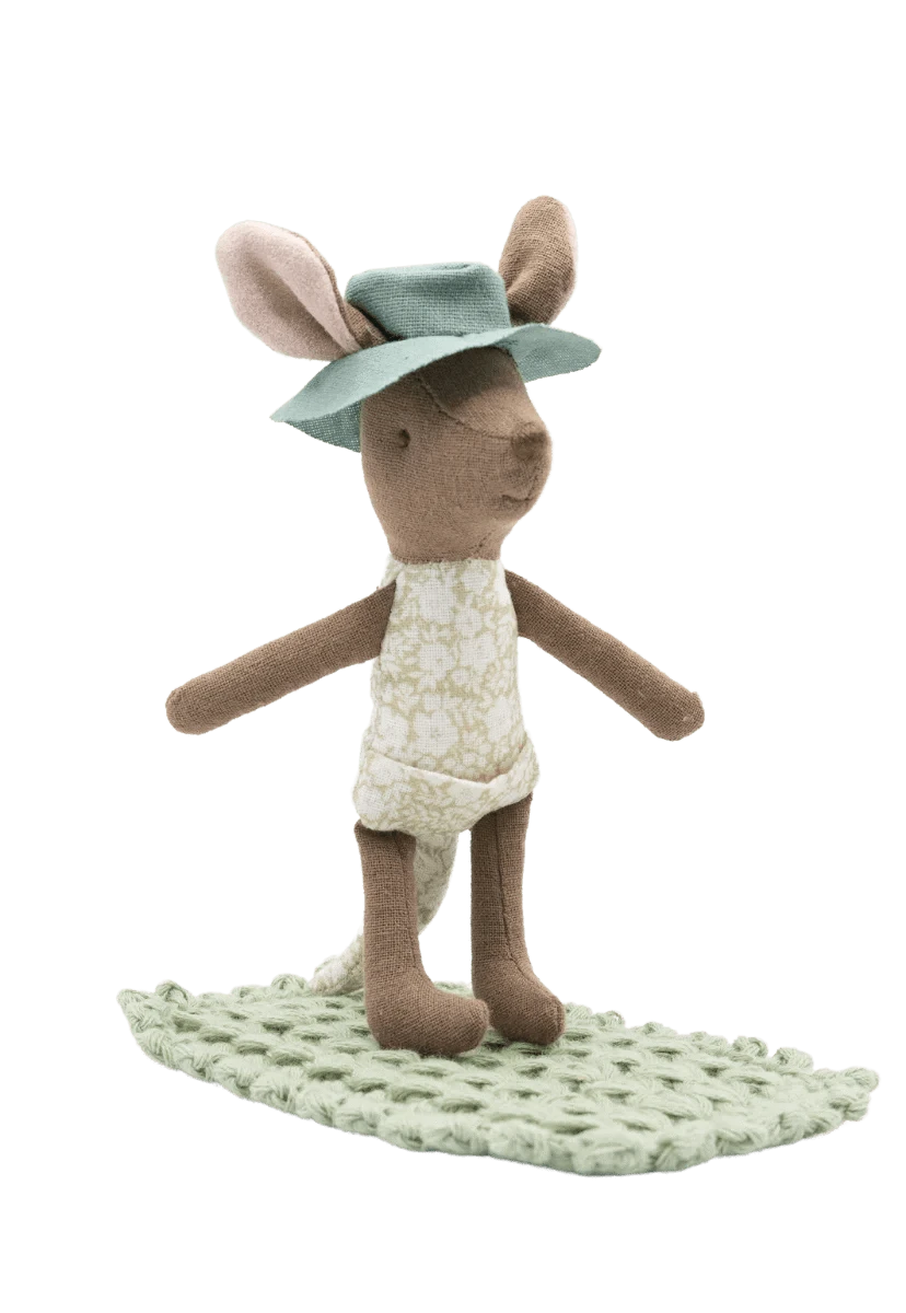 The Sunbaker | Kangaroo Doll & Beach Mat Rugabub Lil Tulips