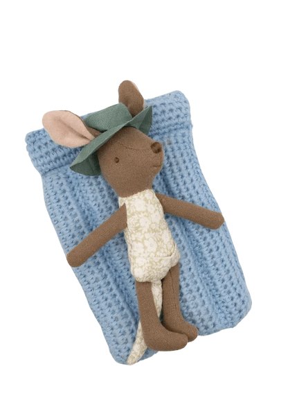 The T'ROO Blue Foatie | Kangaroo Doll Accessory Rugabub Lil Tulips