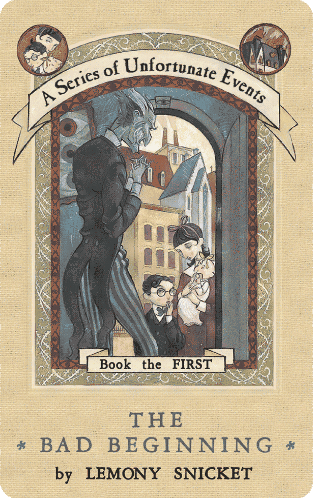 The Trouble Begins: A Collection of Unfortunate Events - 3 Audiobook Cards Yoto Lil Tulips