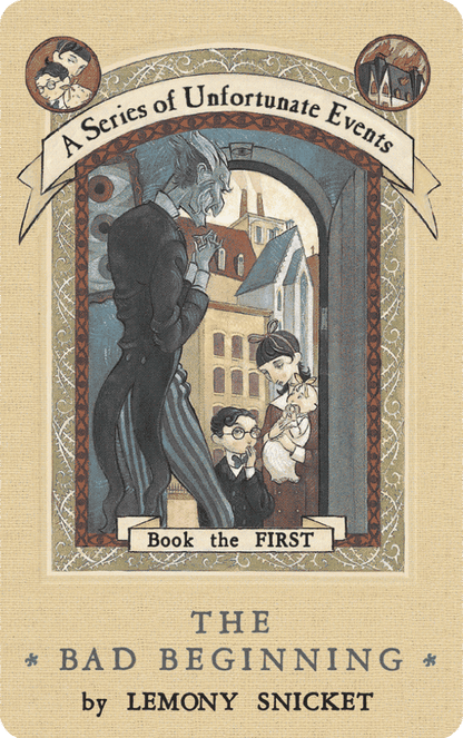 The Trouble Begins: A Collection of Unfortunate Events - 3 Audiobook Cards Yoto Lil Tulips