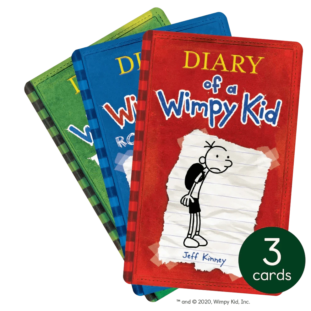 The Wimpy Kid Collection - 3 Audiobook Cards Yoto Lil Tulips