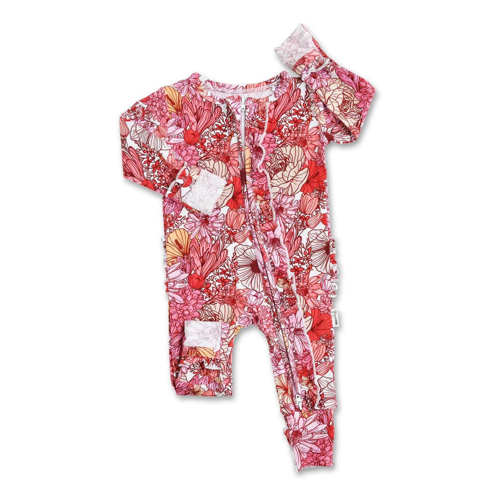 Thea Ruffle Zip Romper Gigi and Max Baby & Toddler Clothing Lil Tulips