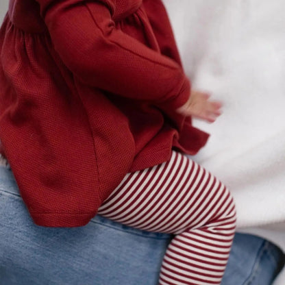 Thermal Organic Girl Tunic & Pants Set Burt's Bees Baby Lil Tulips