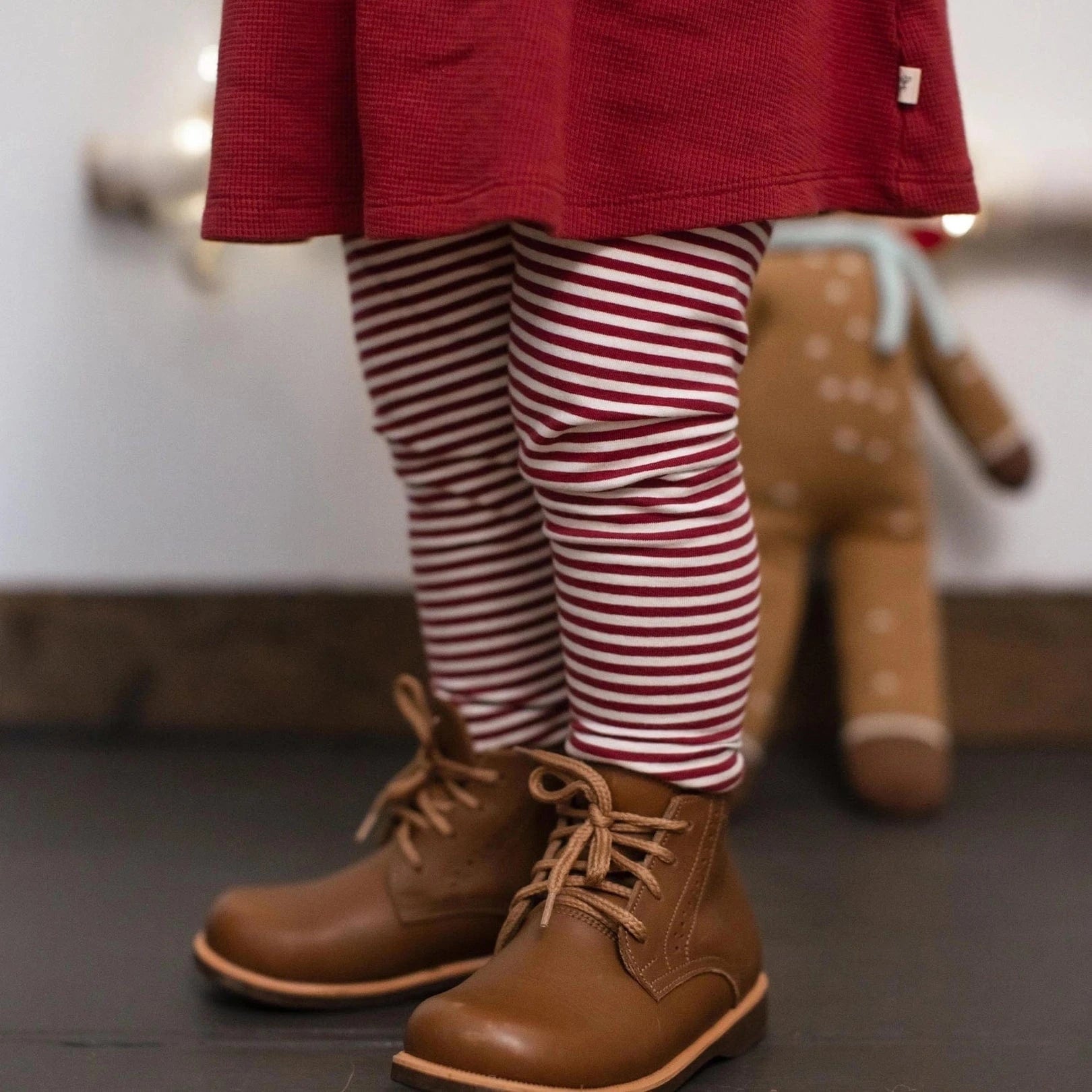 Thermal Organic Girl Tunic & Pants Set Burt's Bees Baby Lil Tulips