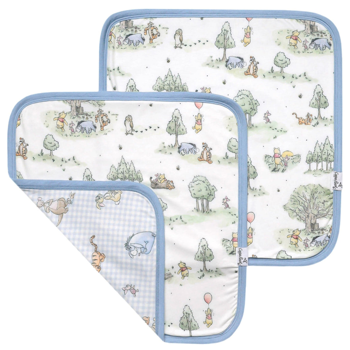 Three-Layer Security Blanket Set - Hundred Acre Wood Copper Pearl Lil Tulips