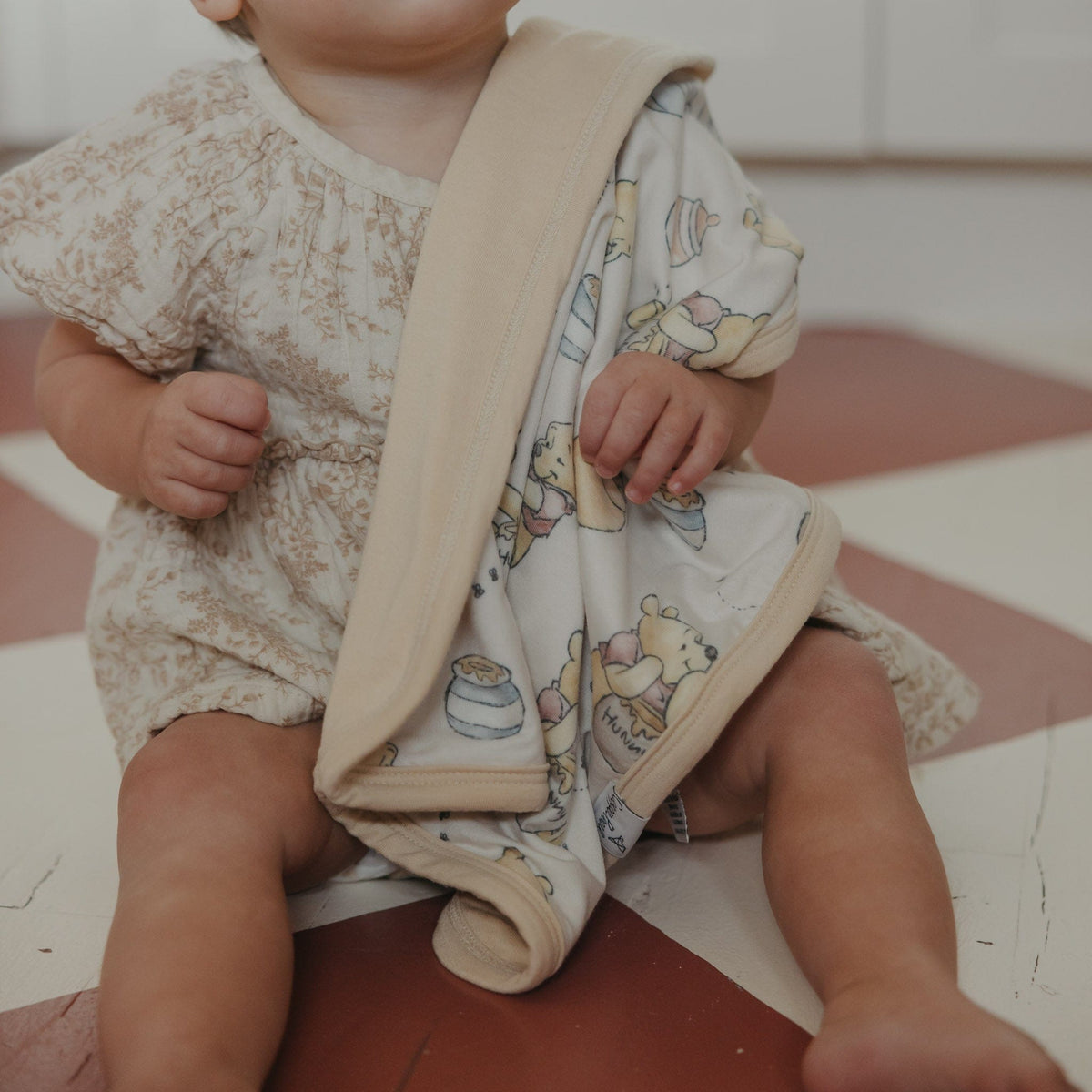 Three-Layer Security Blanket Set - Hunny Copper Pearl Lil Tulips