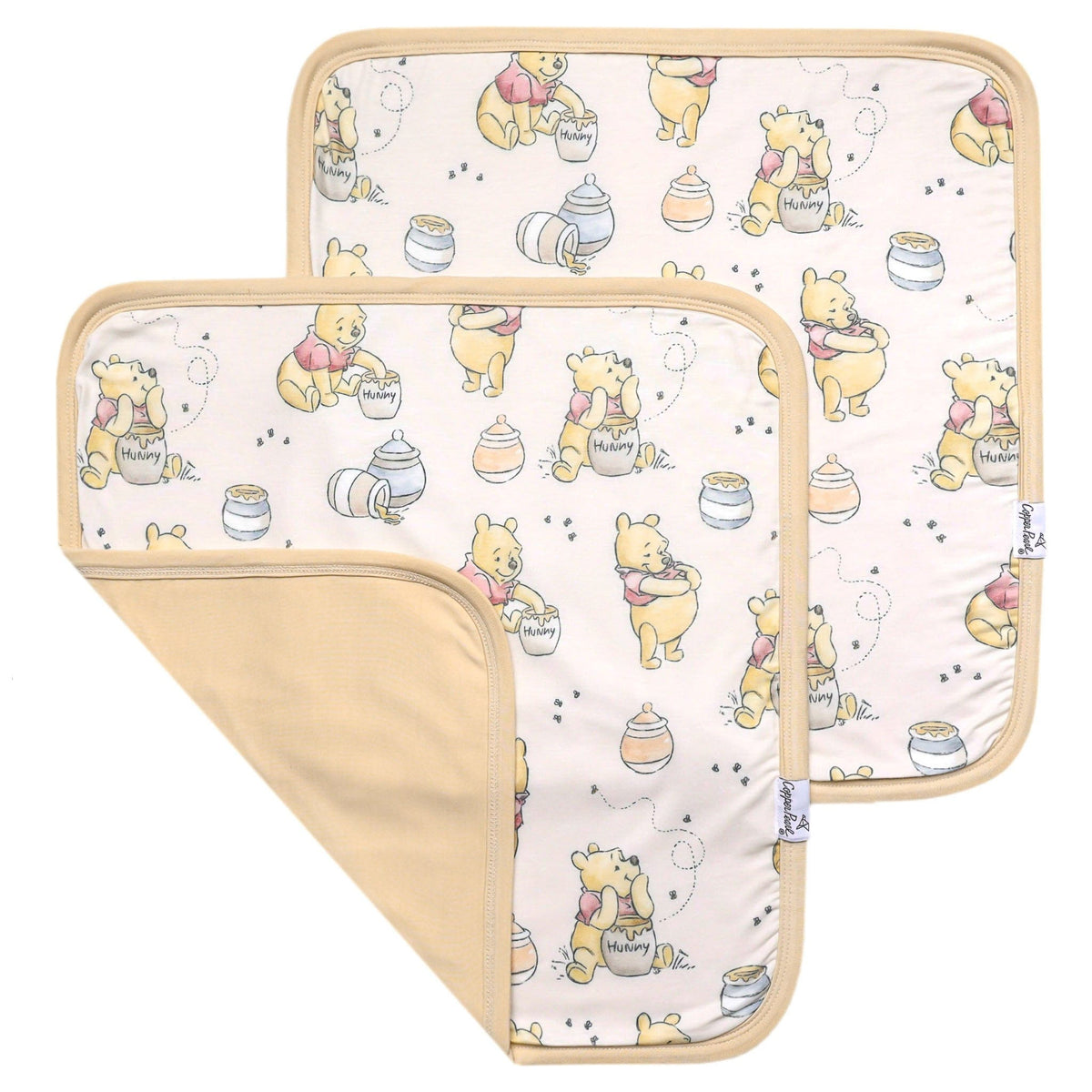 Three-Layer Security Blanket Set - Hunny Copper Pearl Lil Tulips