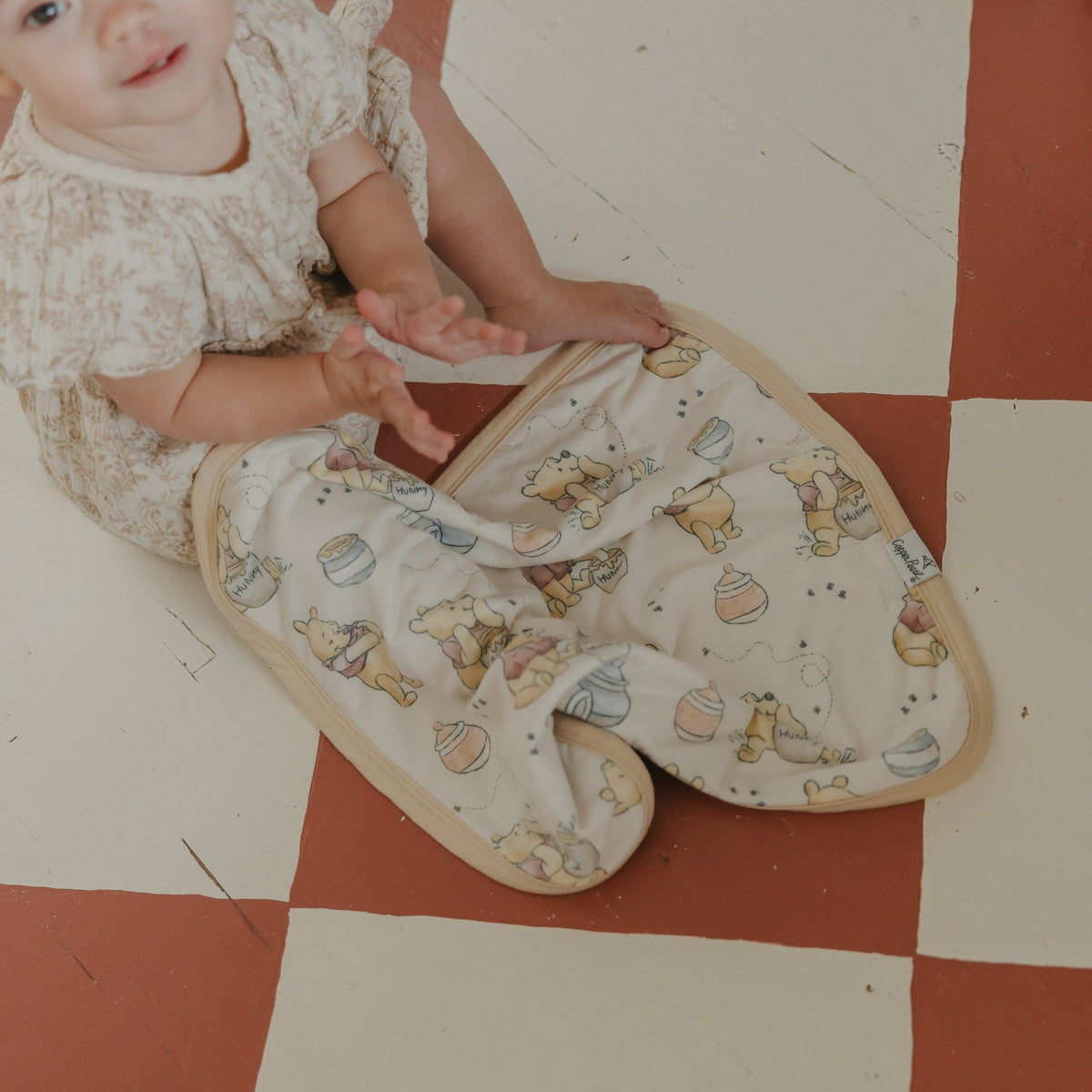 Three-Layer Security Blanket Set - Hunny Copper Pearl Lil Tulips