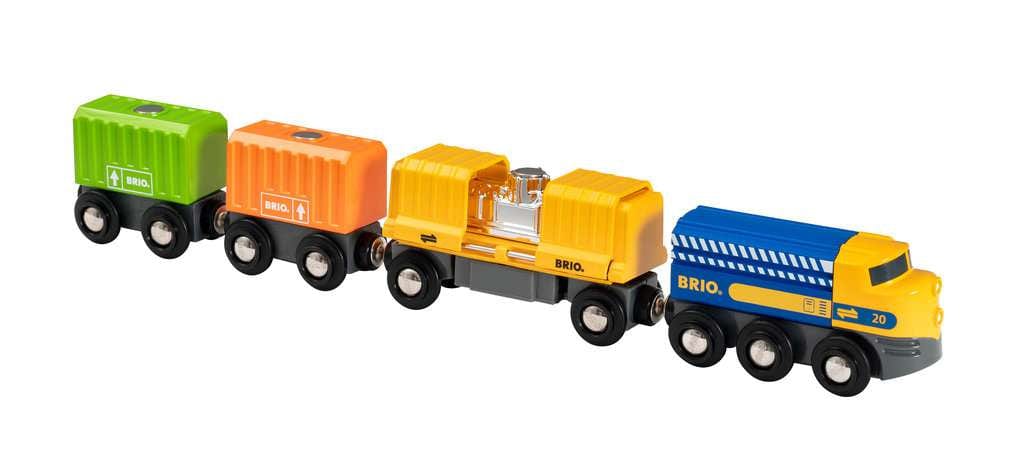 Three-Wagon Cargo Train Brio Model Trains & Train Sets Lil Tulips