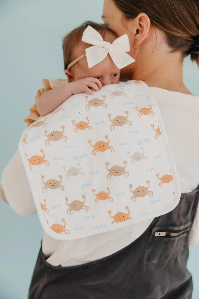 Tide Burp Cloth Set Copper Pearl Lil Tulips