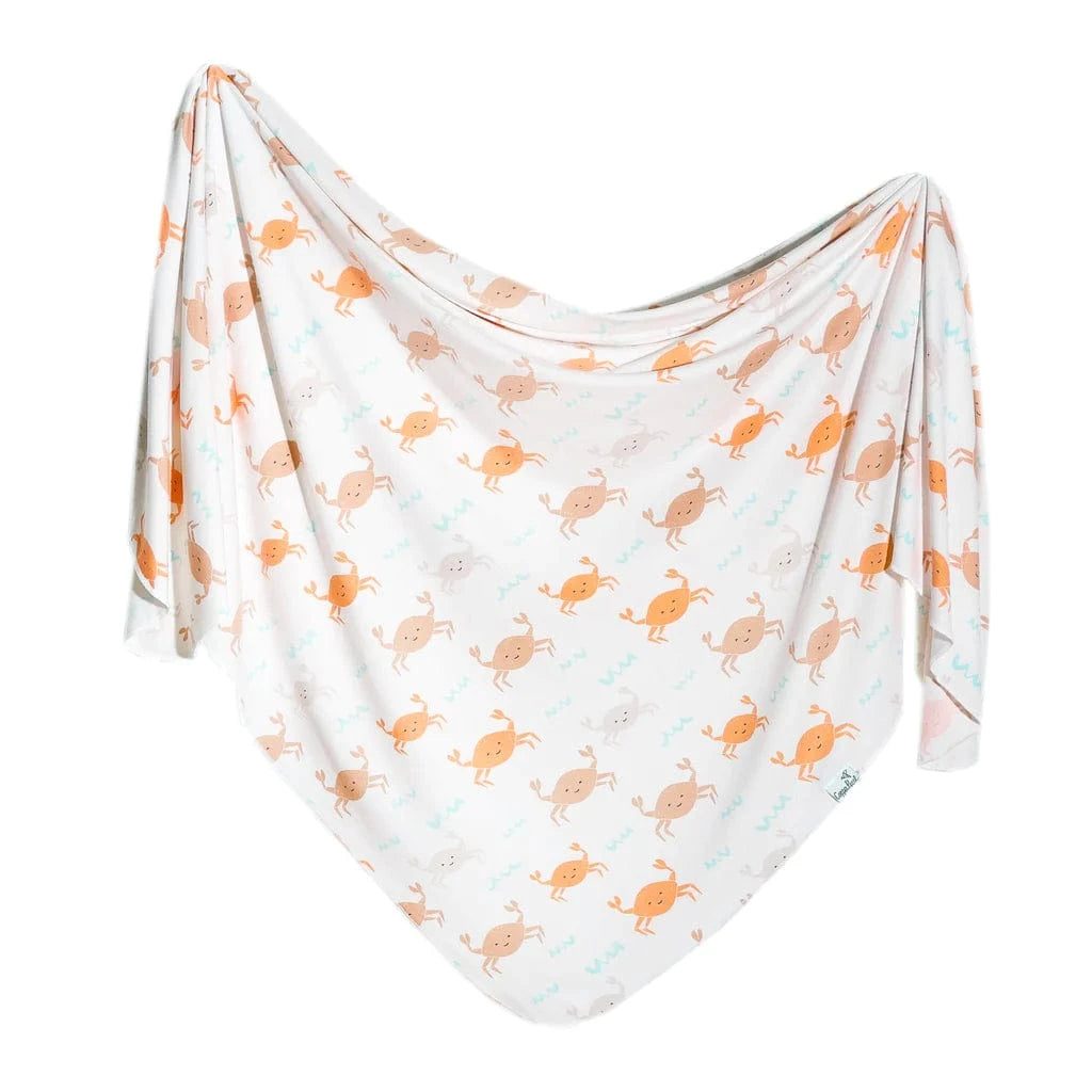 Tide Knit Swaddle Blanket Copper Pearl Lil Tulips