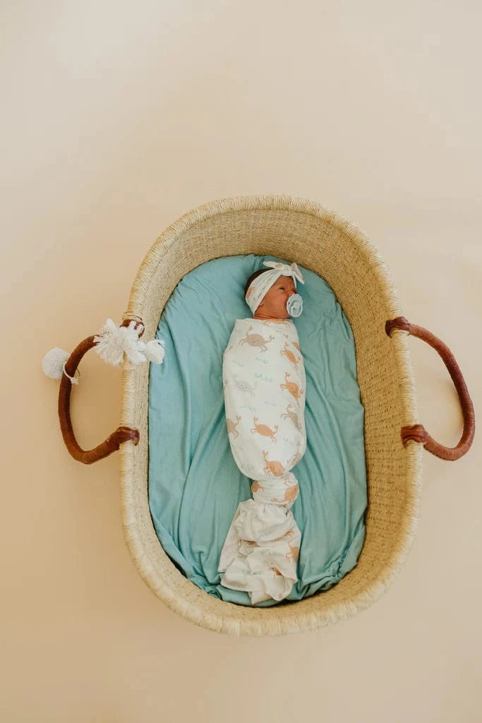 Tide Knit Swaddle Blanket Copper Pearl Lil Tulips